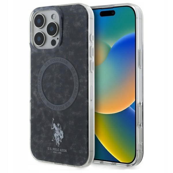 Pouzdro pro Us Polo USHMP16XHOCLDPK iPhone 16 Pro Max 6.9" černé/černé IML Rin