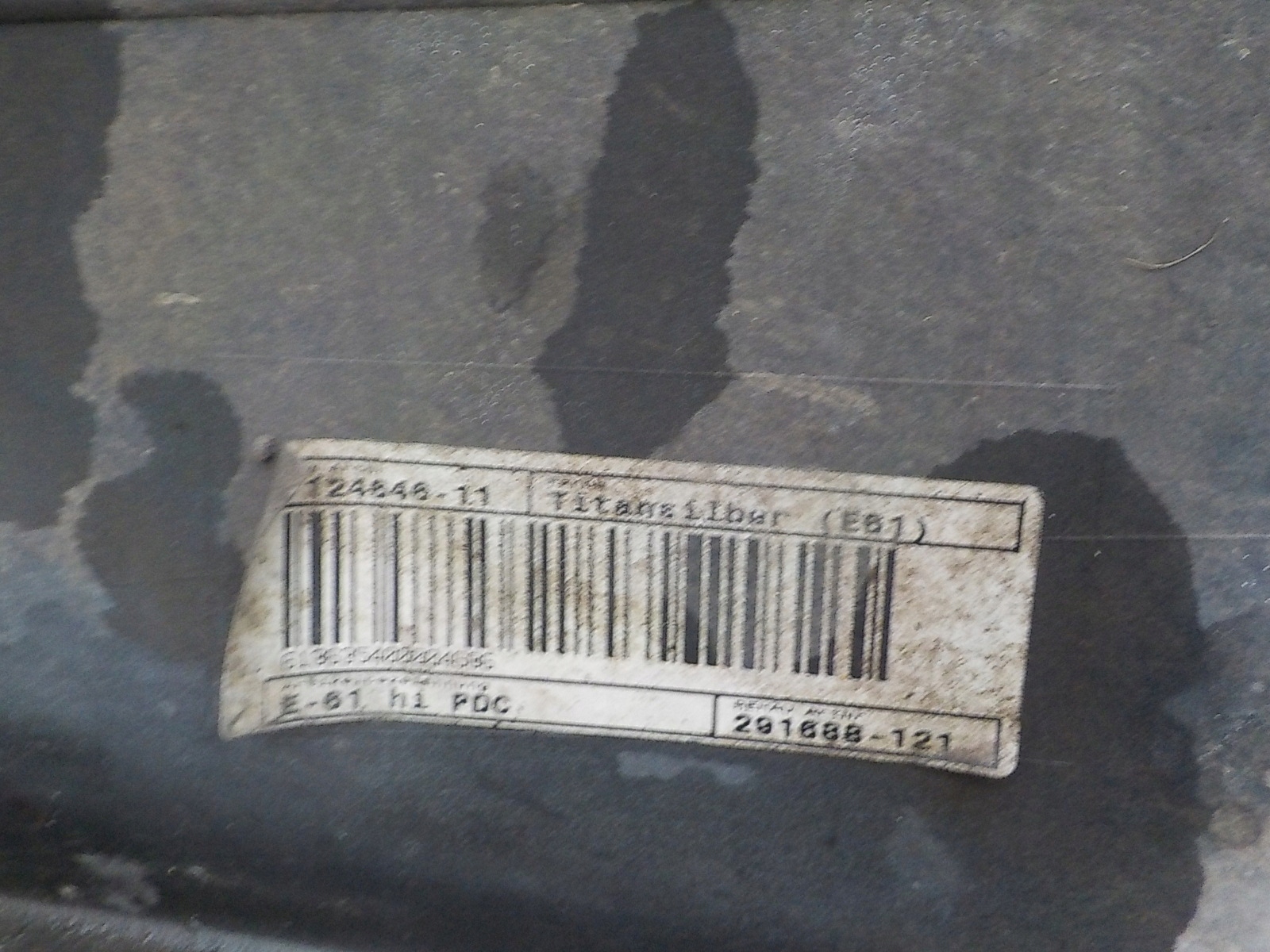 562 BMW 5 E61 stoßstange heck hinten PDC