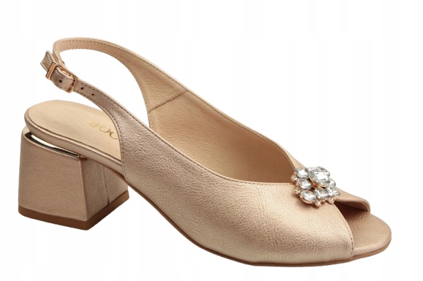 Sandály Boccato 1036/254 vel.38 Šampaňské Italské Elegantní Výstupní