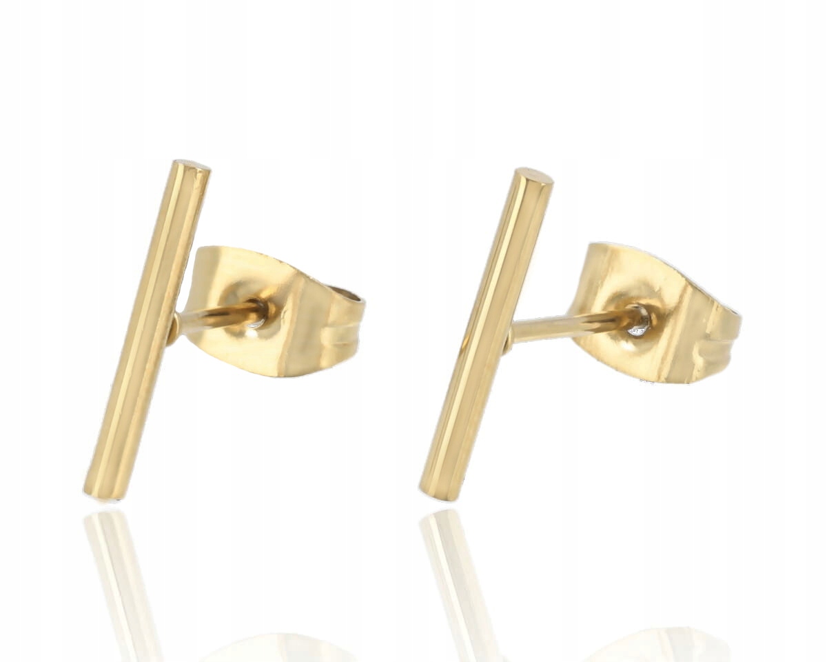 

Kolczyki Złote Pałki Stal Chirurgiczna 316 L