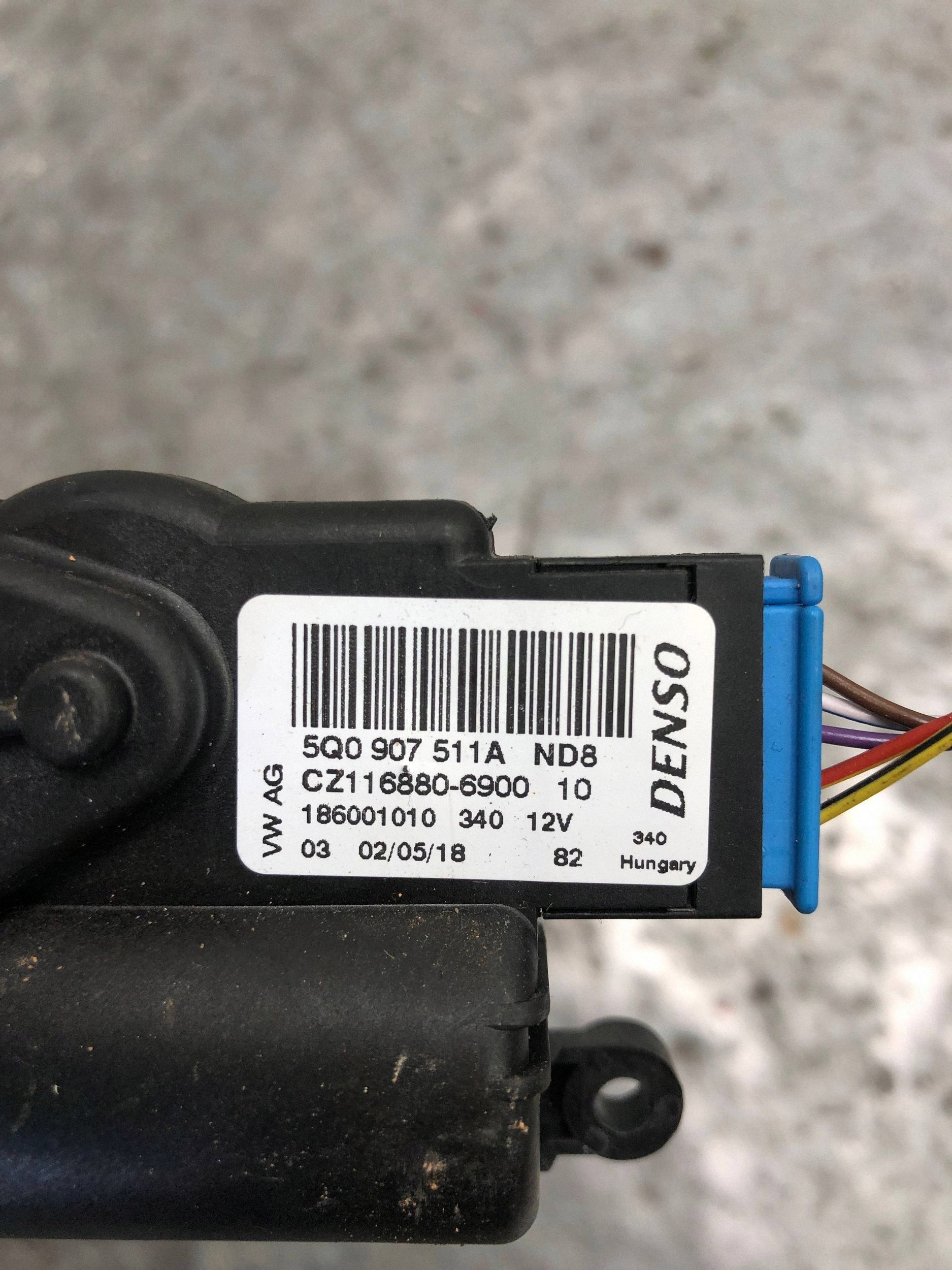 motor heizung VW SKODA AUDI 5Q0907511A