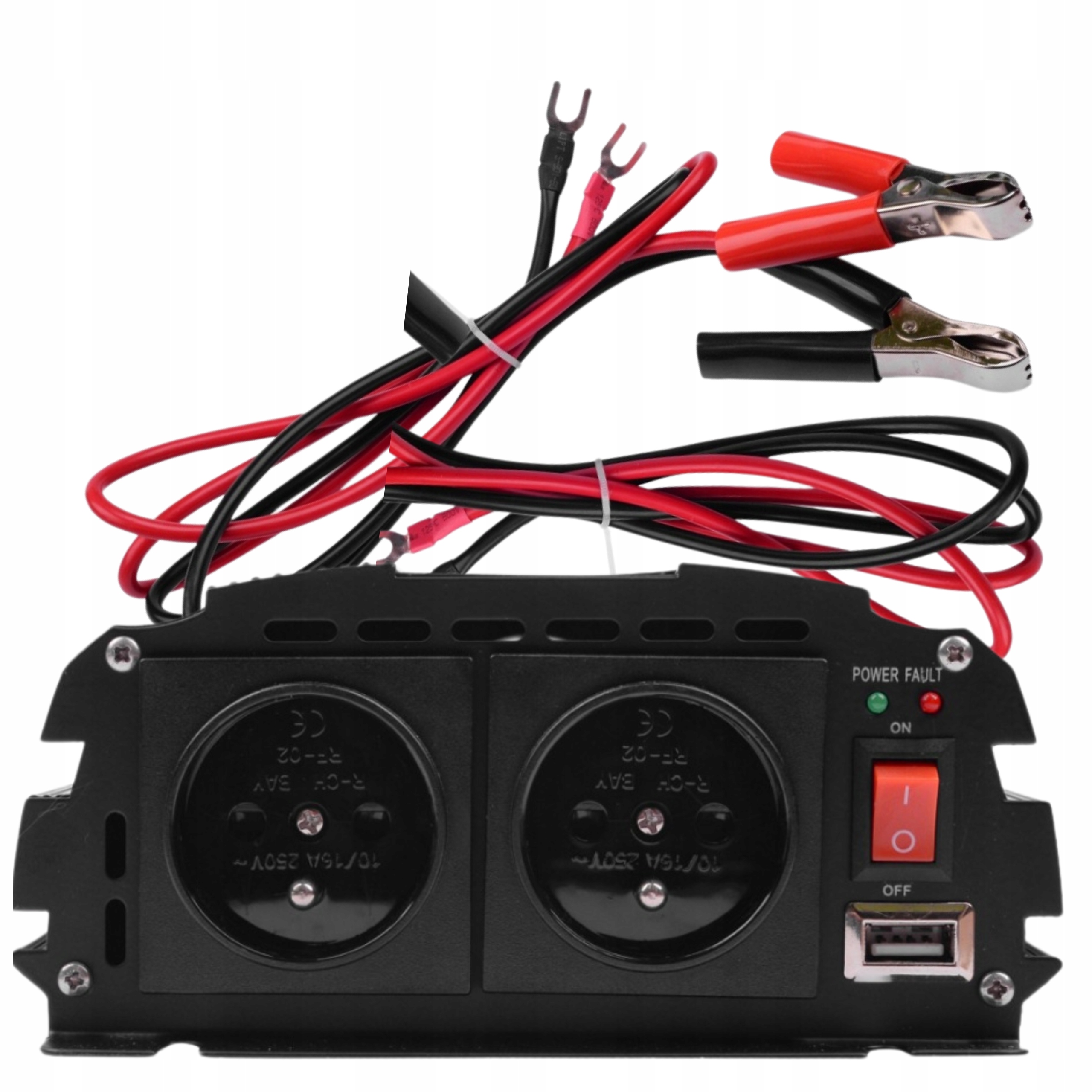 12V 230V automobilový menič pre nabíjačku notebooku Volt Ips 1000W