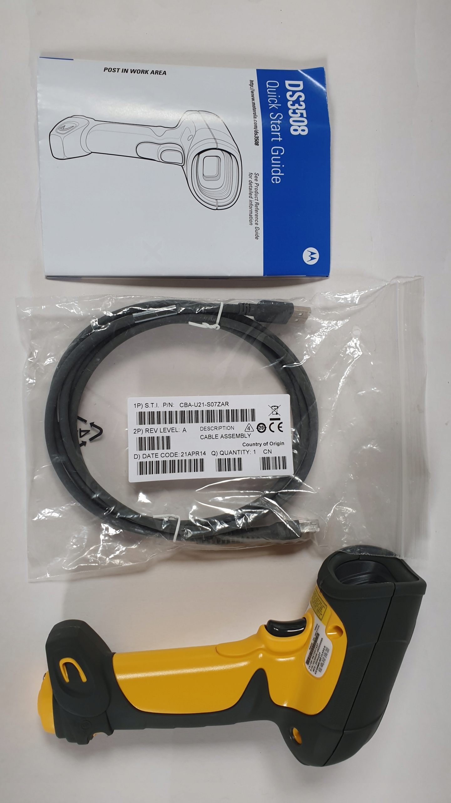 Skaner przemysłowy Motorola Zebra DS3508 2D IP64