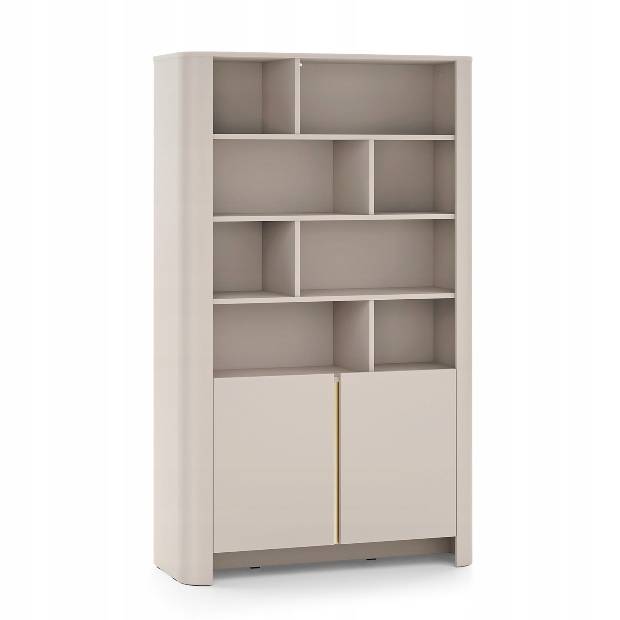 Komodee Vysoký Regál Stojaci Amos RG103 Kašmírový Zlaté vložky