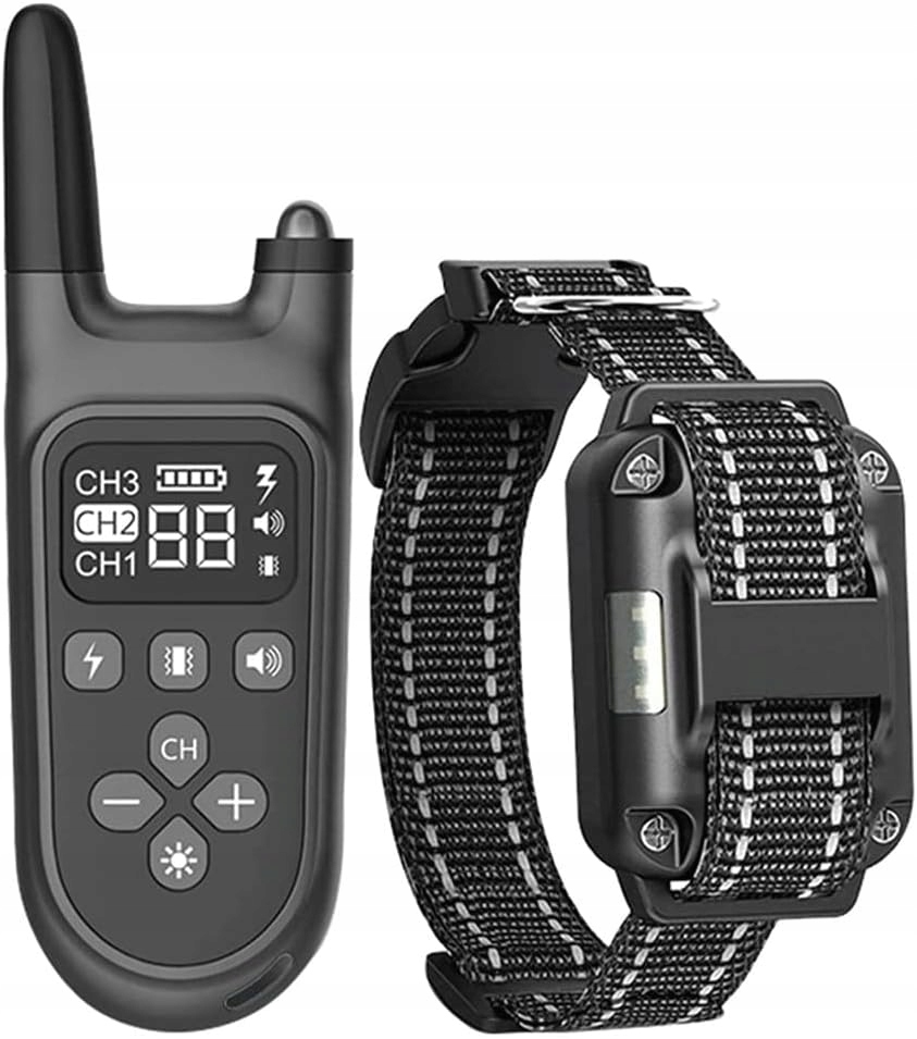 Levně Elektrický Protištěkací Obojek Pro Malé I Velké Psy S Dálkovým Ovládáním