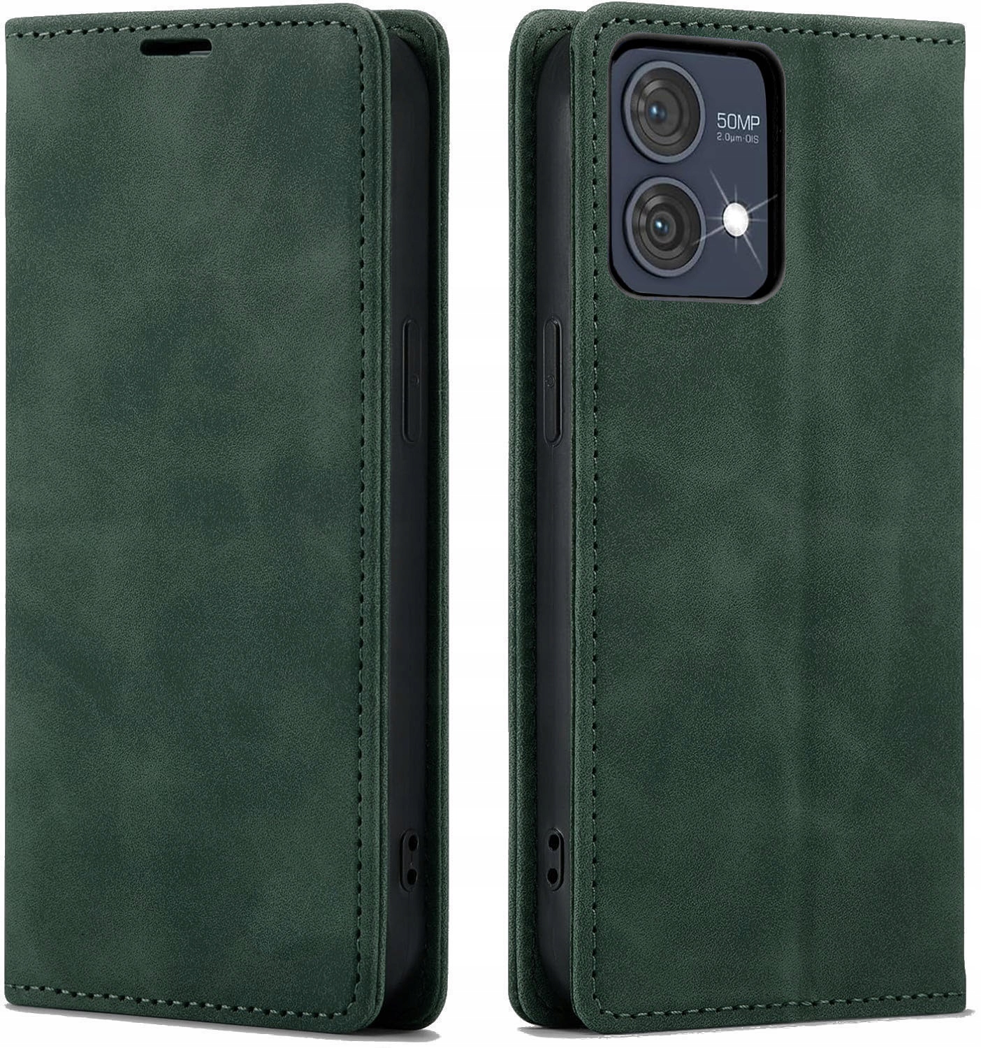 ETUI SKÓRZANE MAGNETYCZNE DO MOTOROLA MOTO G84 5G +SZKŁO Dedykowana marka Motorola