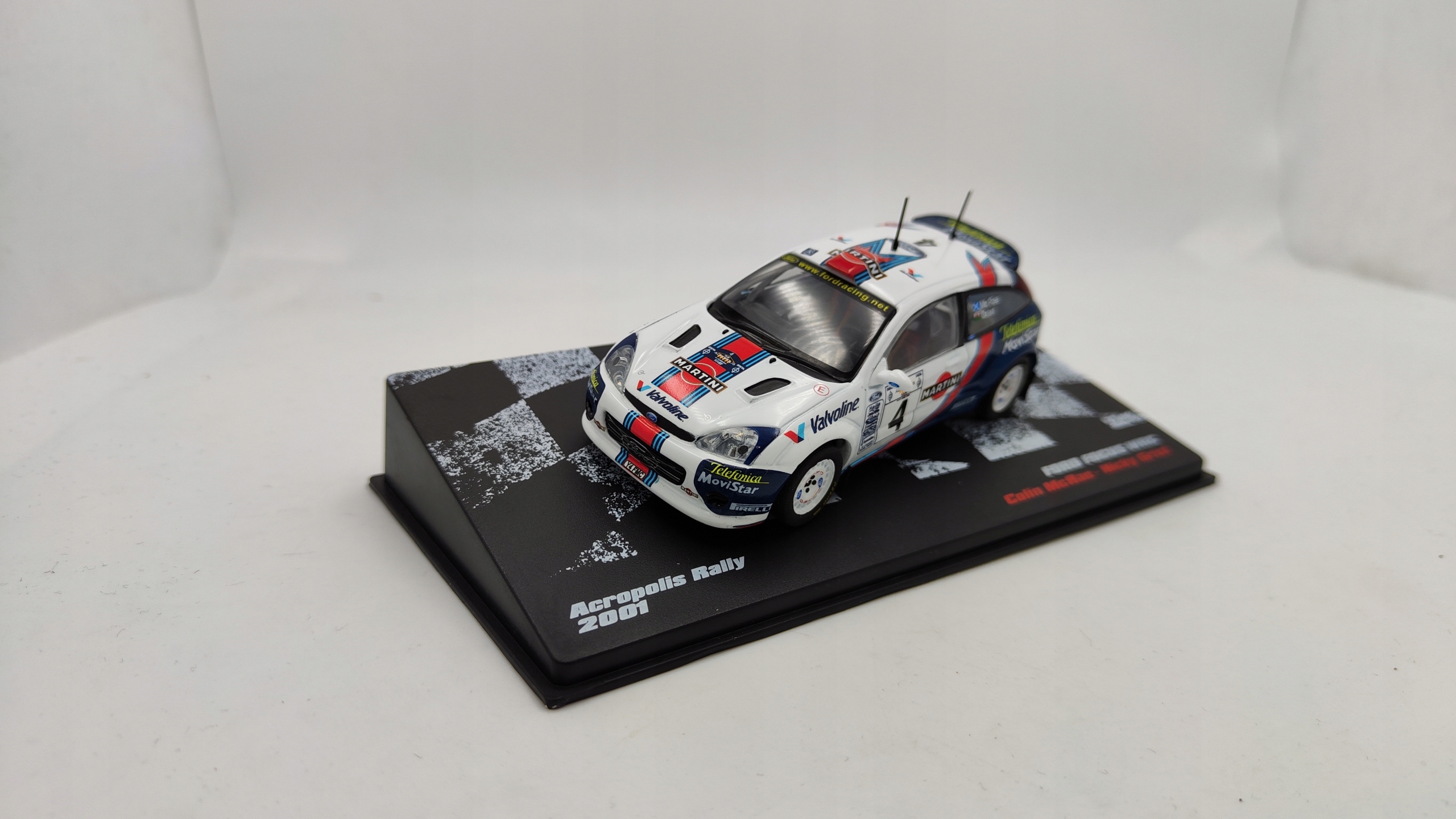 FORD Focus RS WRC C.McRae - N.Grist Acropolis 2001 1:43 nr18 DeAgostni ISSN 9788892839441