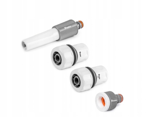 

Zestaw 4elementowy na wąż 3/4' złączki Bradas!