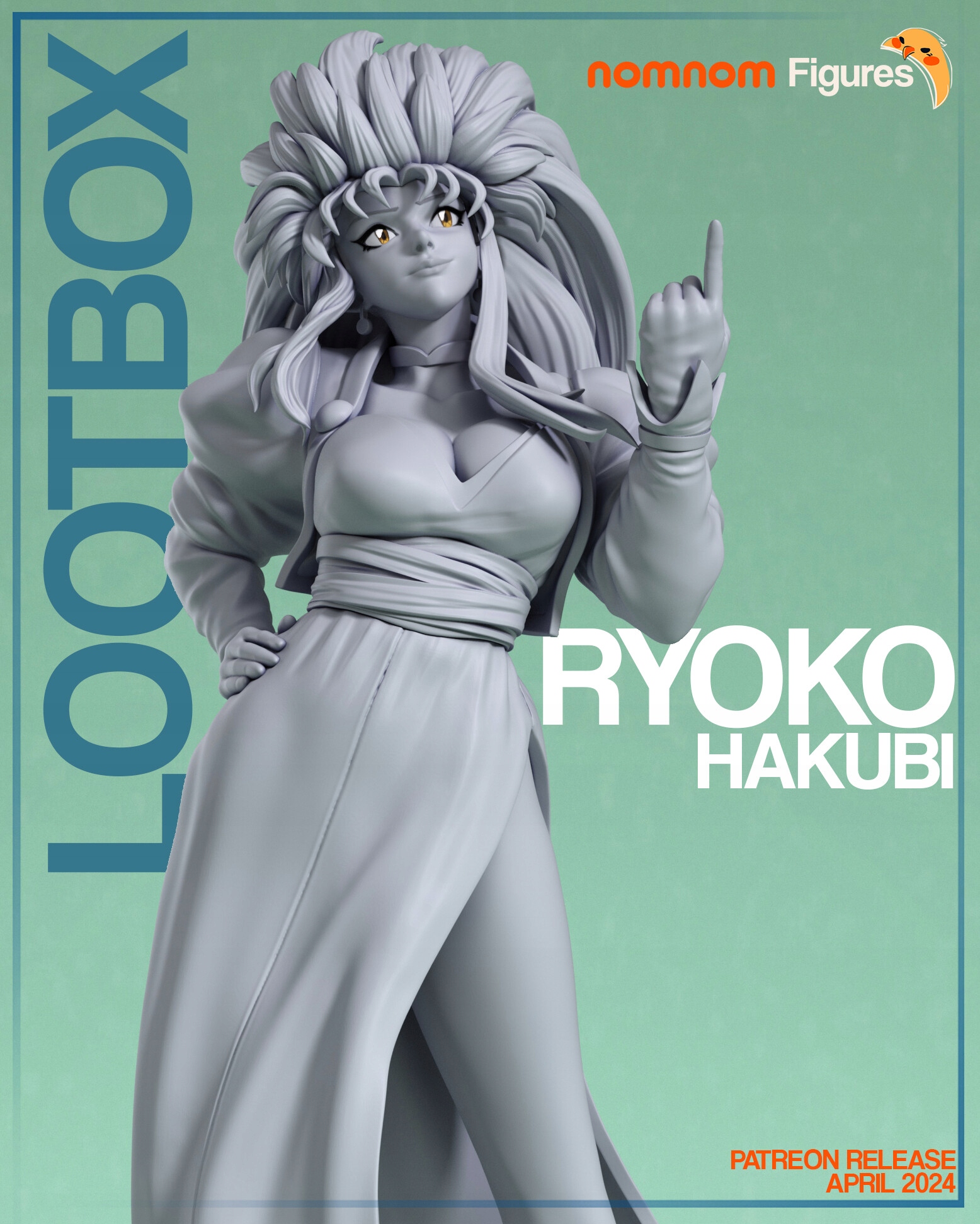 Figurka Ryoko Hakubi Tenchi Muyo NomNom Figures 3D tisk