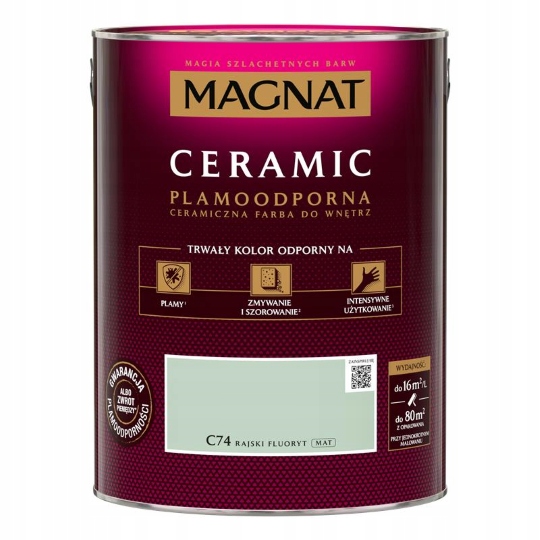 Magnat Ceramic C74 Rajski Fluoryt 5L Farba Ceramiczna