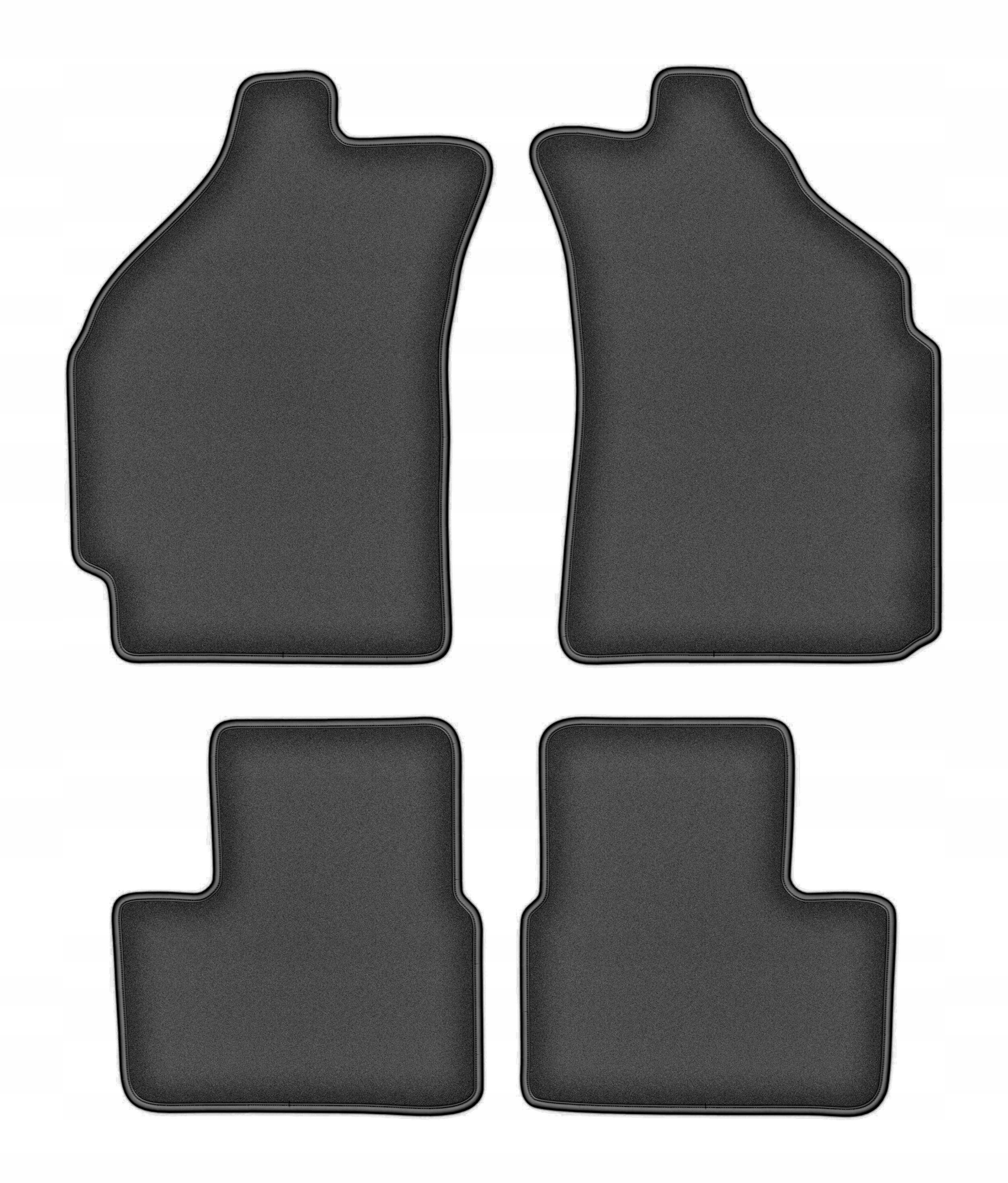 Velúrové autokoberce Premium 4 ks pre: Daewoo Matiz 1997-2007