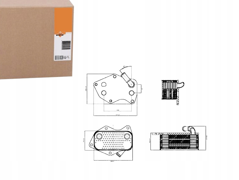 CHŁODNICA OLEJU VOLKSWAGEN BEETLE 2,5 11- NRF