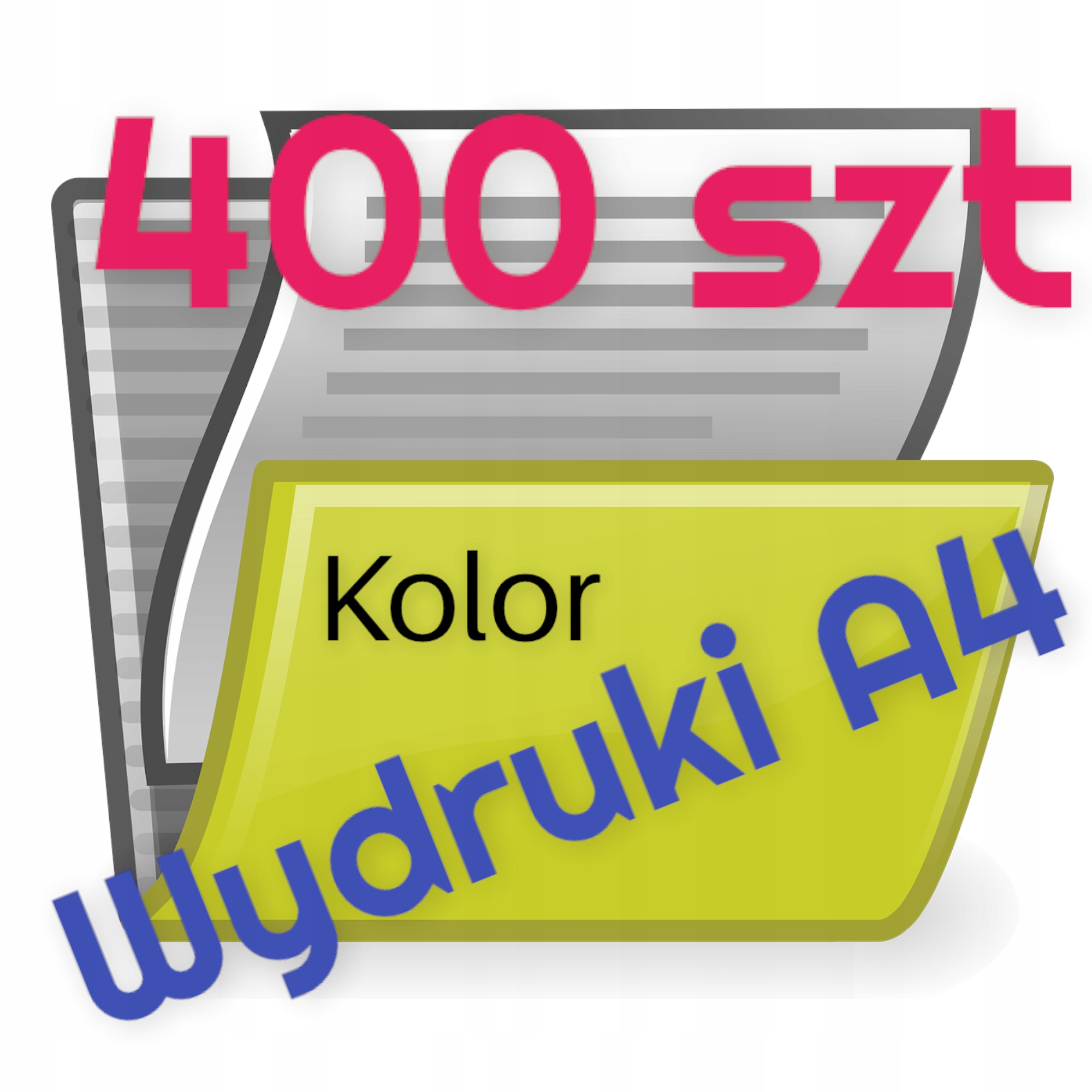 

Wydruk A4 400 Str. Pełny Kolor Szybka Wysyłka
