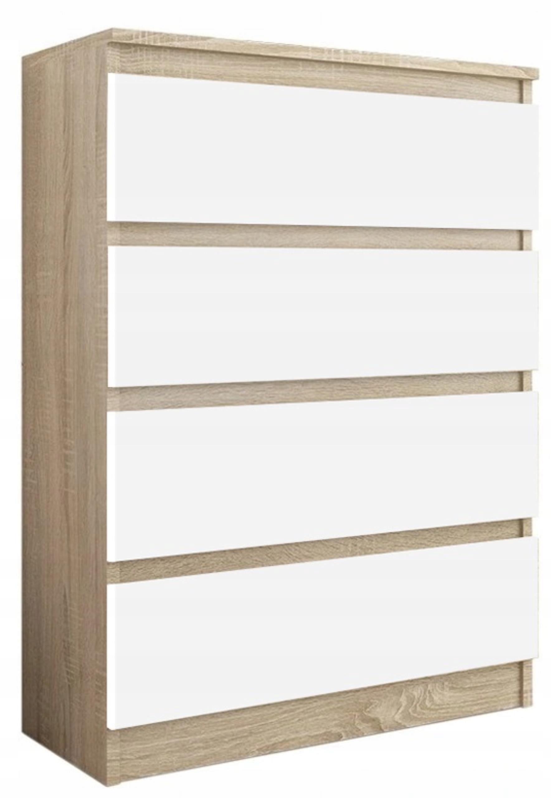 

Komoda 4 szuflady 70cm RR-4 MIX Sonoma Biały
