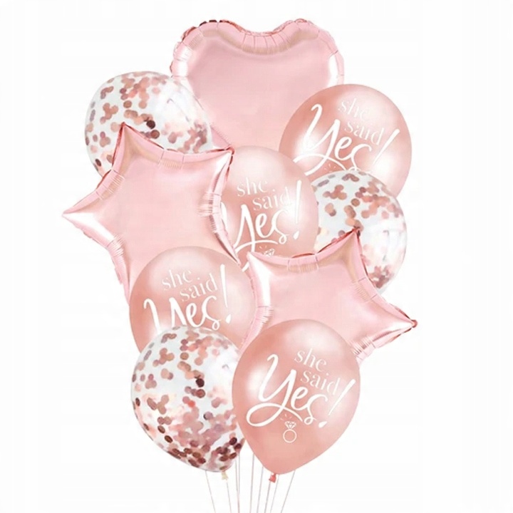 

Balony na Wieczór Panieński She Said Yes - 10szt
