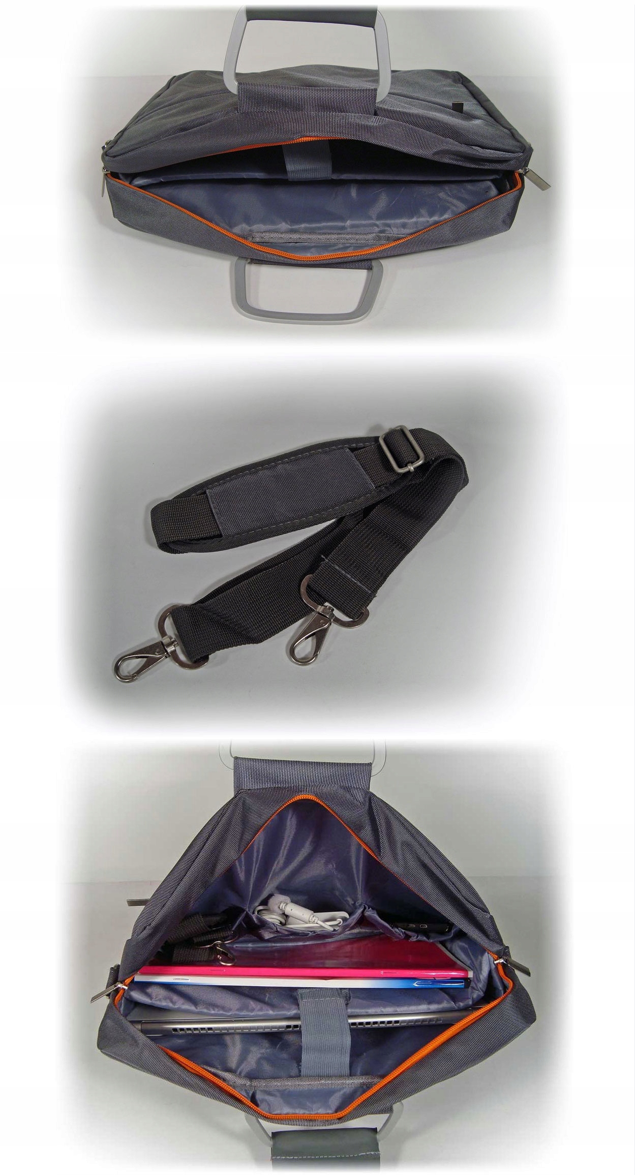 AKTÓWKA TORBA NA LAPTOPA 13 14 15,4 15,6 16 KOLORY Wysokość 30 cm