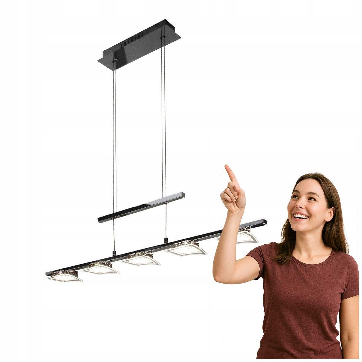 Závěsná lampa Winston P29560-5A Italux