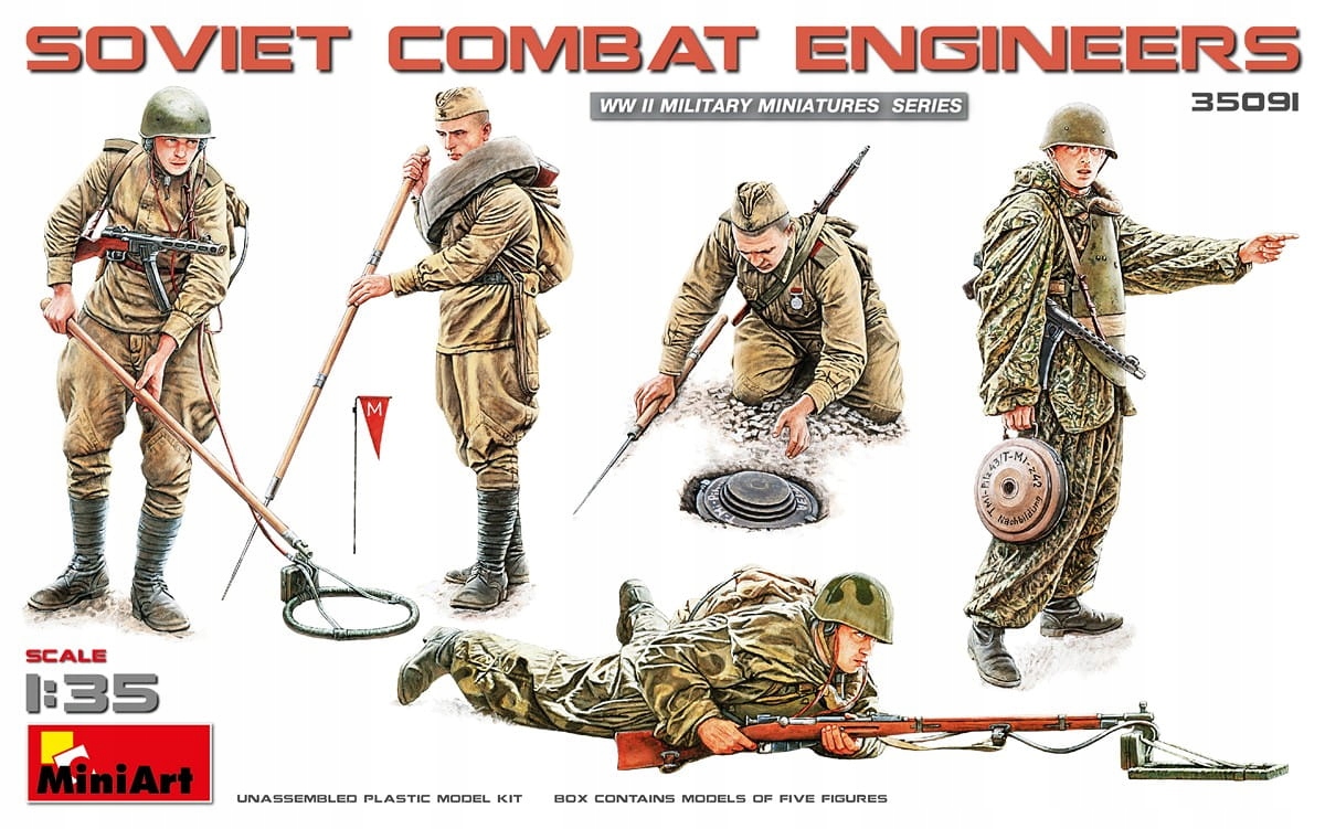 Soviet Combat Engineers 1:35 MiniArt 35091