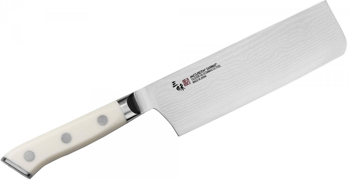 Mcusta Zanmai Classic Damascus Corian Nôž Nakiri 18 cm