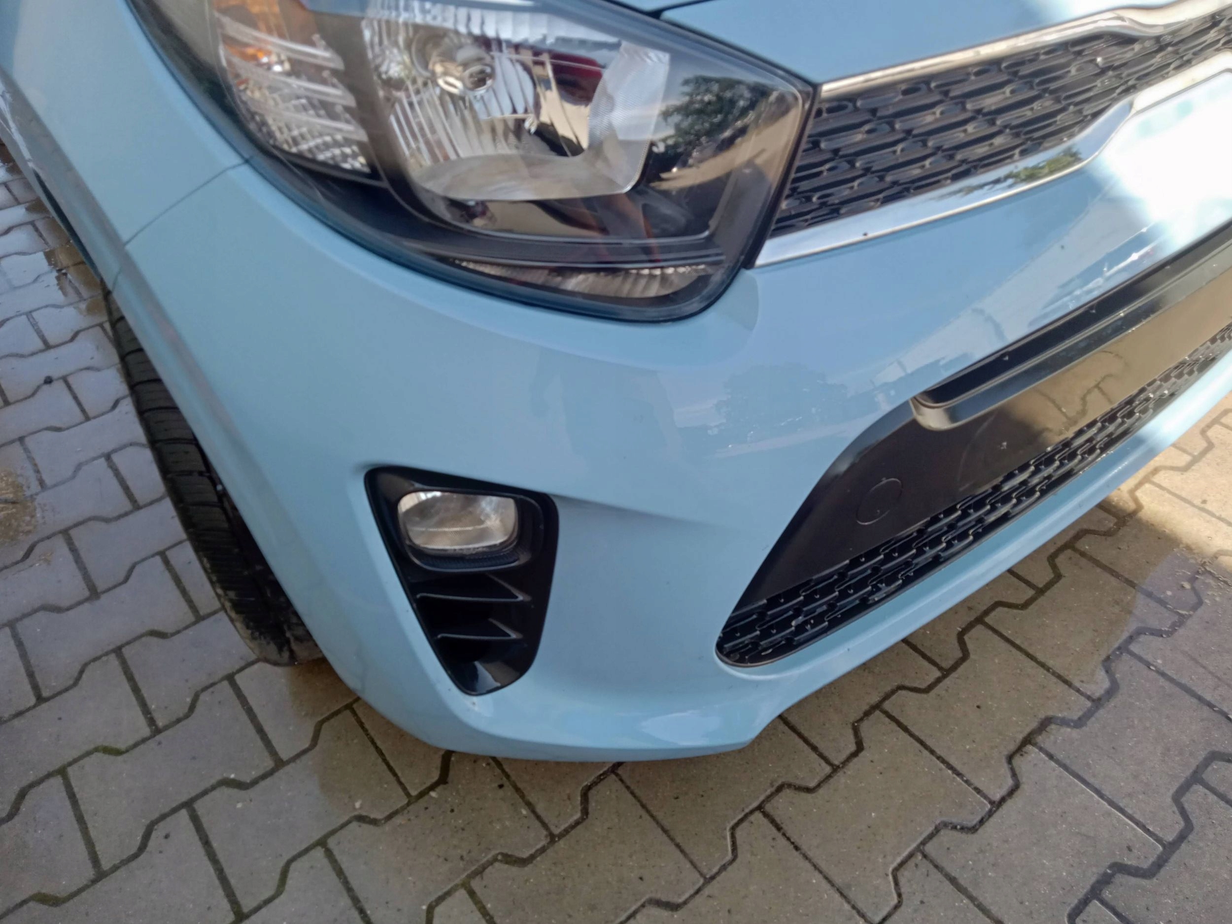 KIA PICANTO III bumper front front colour ABB 2017