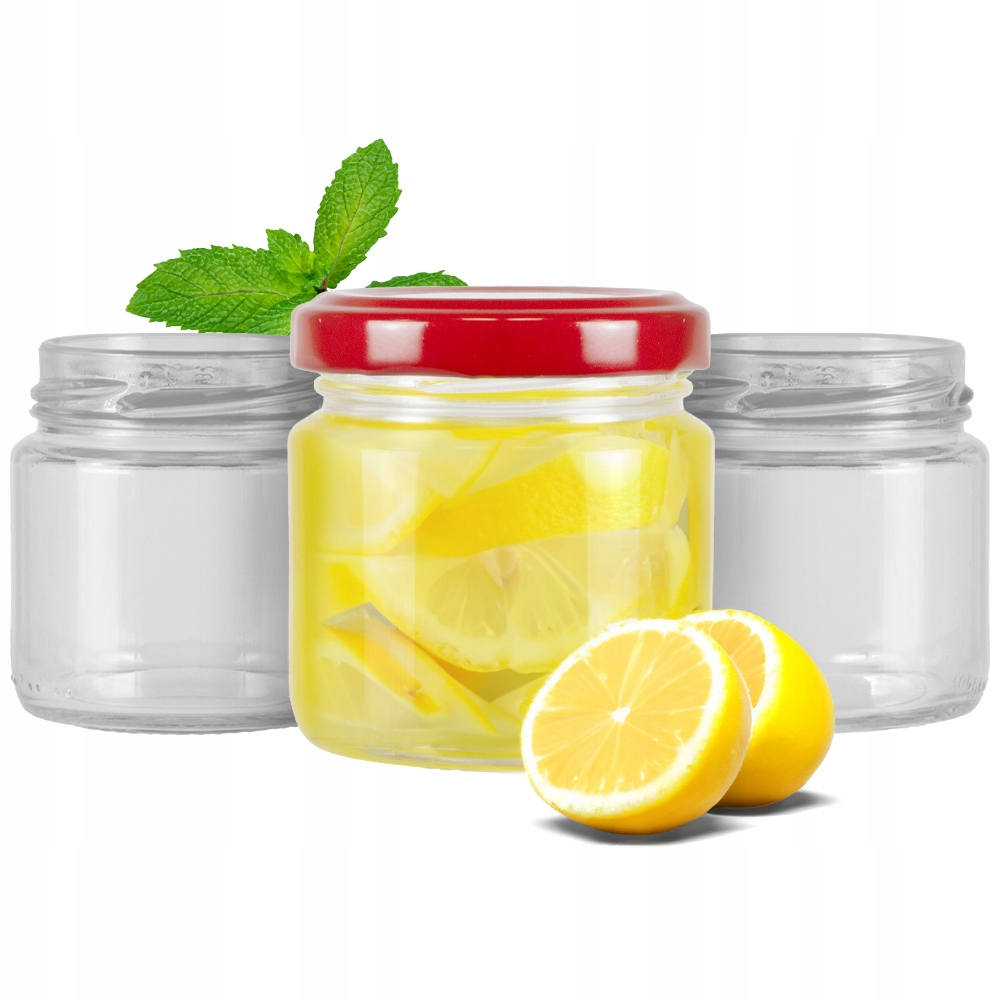 SŁOIK 100 ml POJEMNIK NA ŻYWNOŚĆ MIÓD DŻEM PRZETWORY słoiki szklane 5X Marka Bimberek