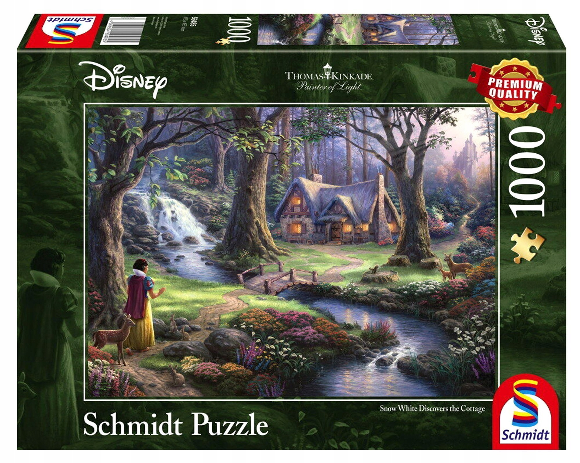 

Pq Puzzle 1000 el Kinkade Królewna Śnieżka Disney