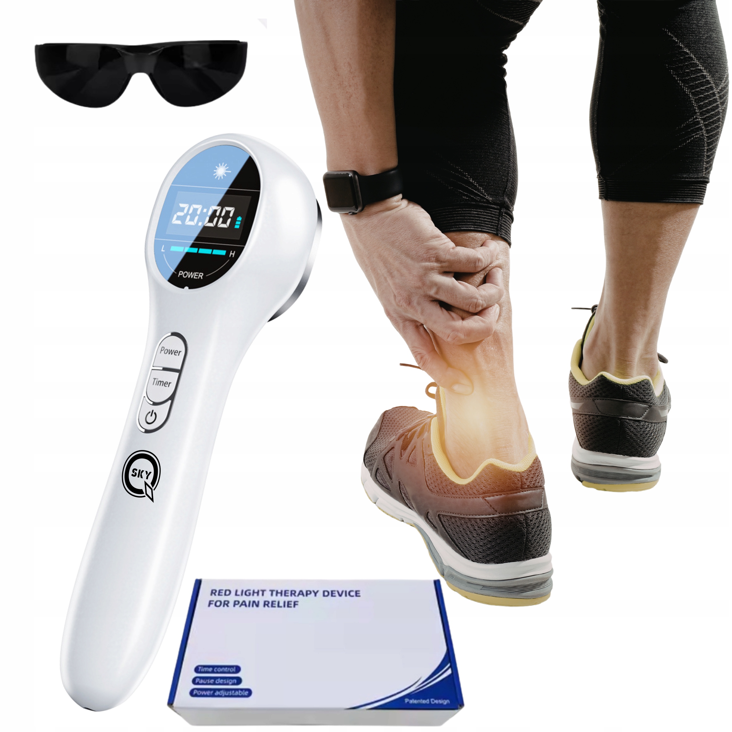 Zařízení Pro Terapii Červeným Světlem Laser 650 Nm 808 Nm Usb 2600 Mah