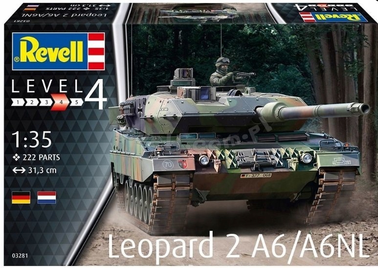 Model plastový Leopard 2A6/A6NL