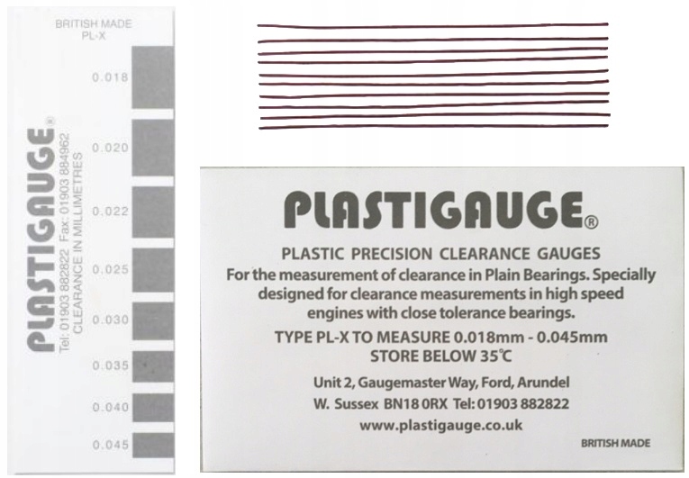 

Paski Pomiarowe Luzu Silnika Tuning Plastigauge LX