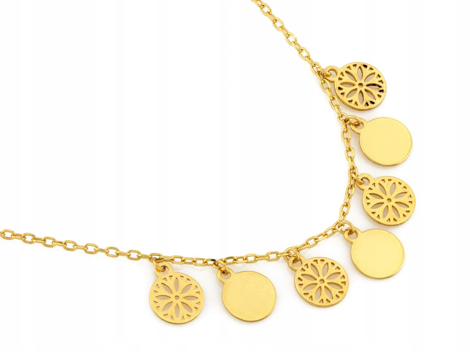 Stříbrný náhrdelník 925 s moderním kroužkem jako dárek