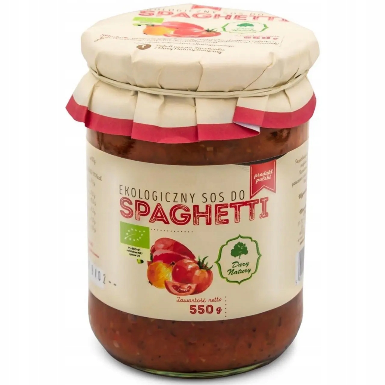 Omáčka Na Špagety Bio 550 g Dary Natury