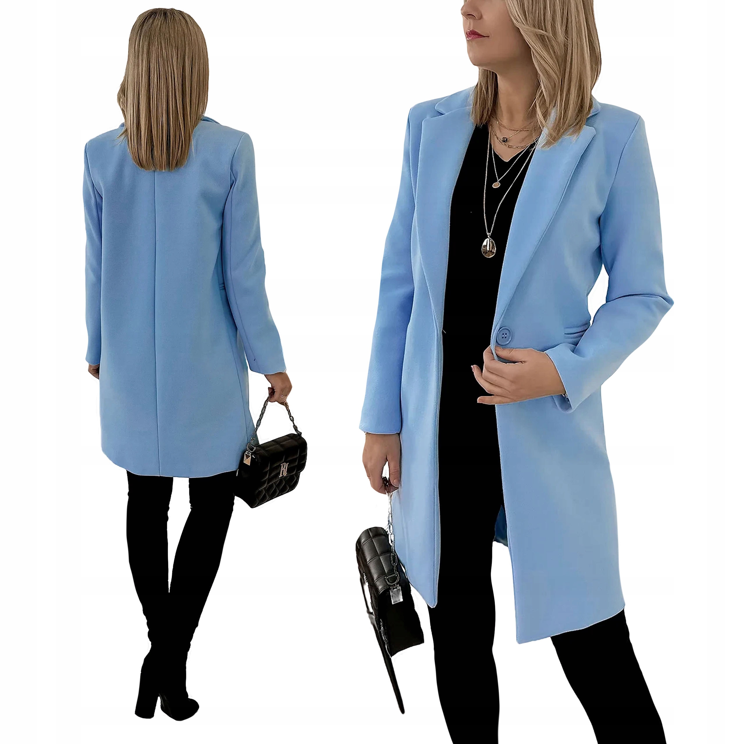 

Klasyczny Płaszcz Damski wybór na każdą okazję M