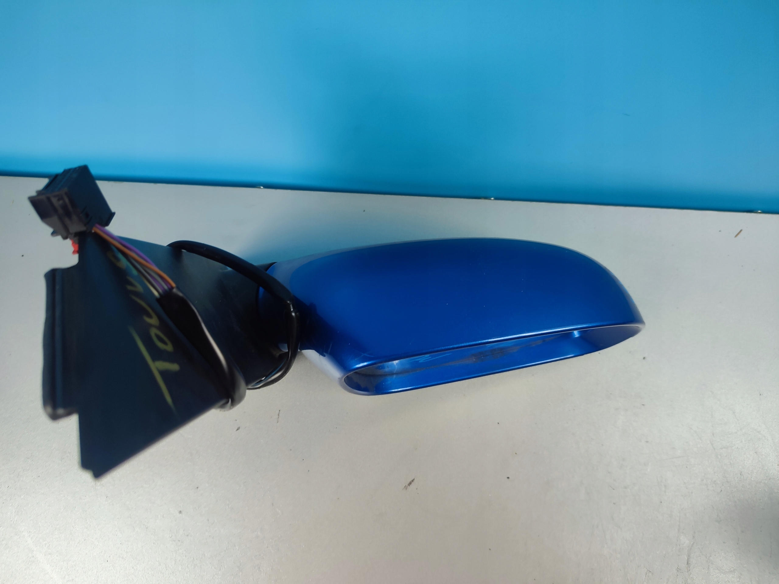 SPECCHIETTO RETROVISORE Destro VW TOURAN e 2003- 6 PIN blu