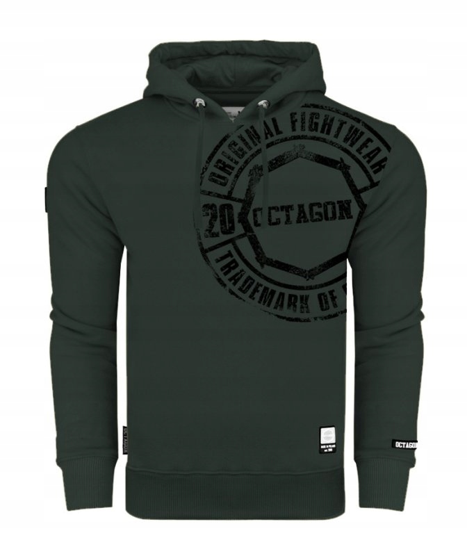 Bluza Octagon Stamp khaki z kapturem S