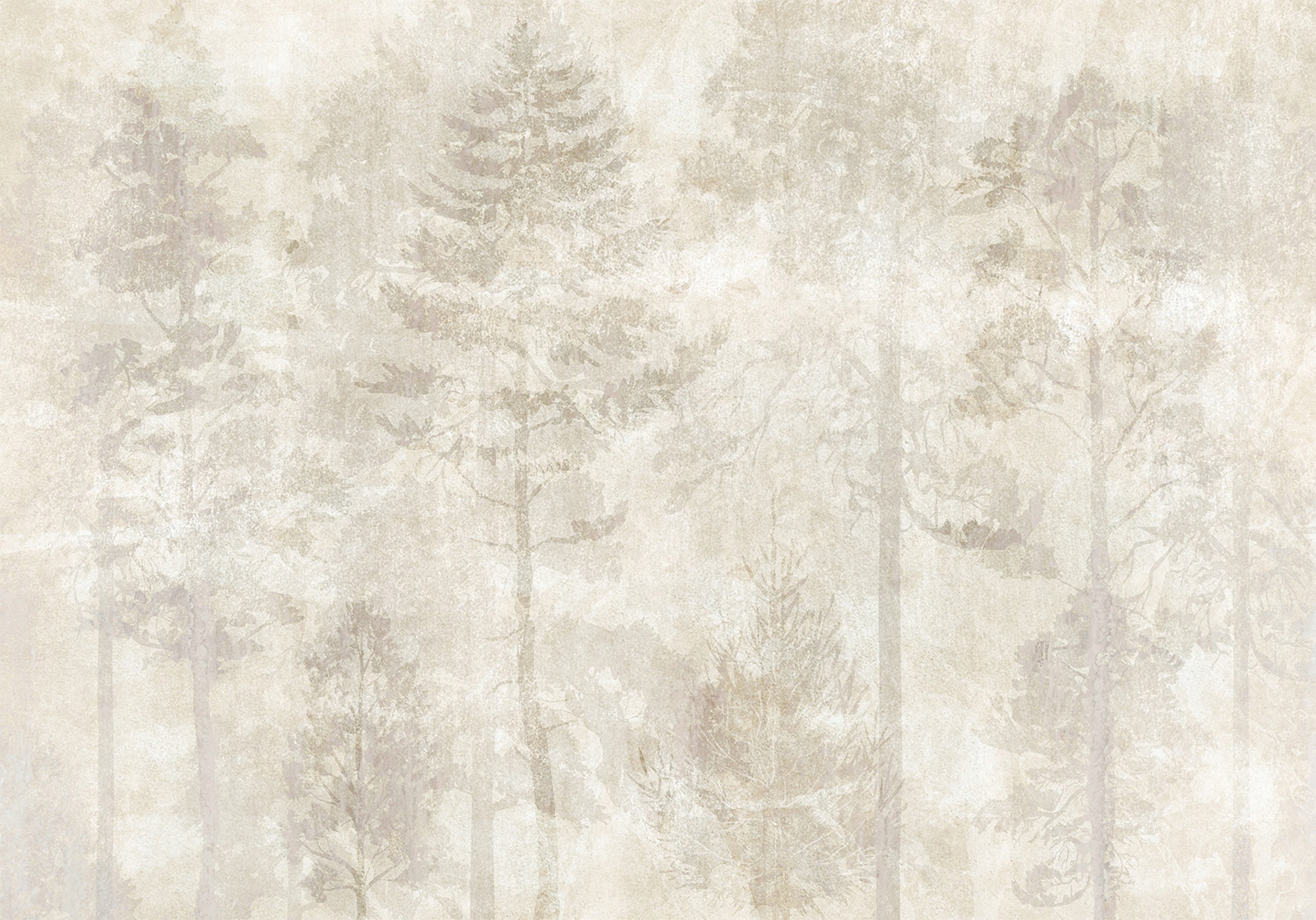 Fototapeta Wodoodporna Drzewa Natura Las Beż Do Łazienki 3D 400x280