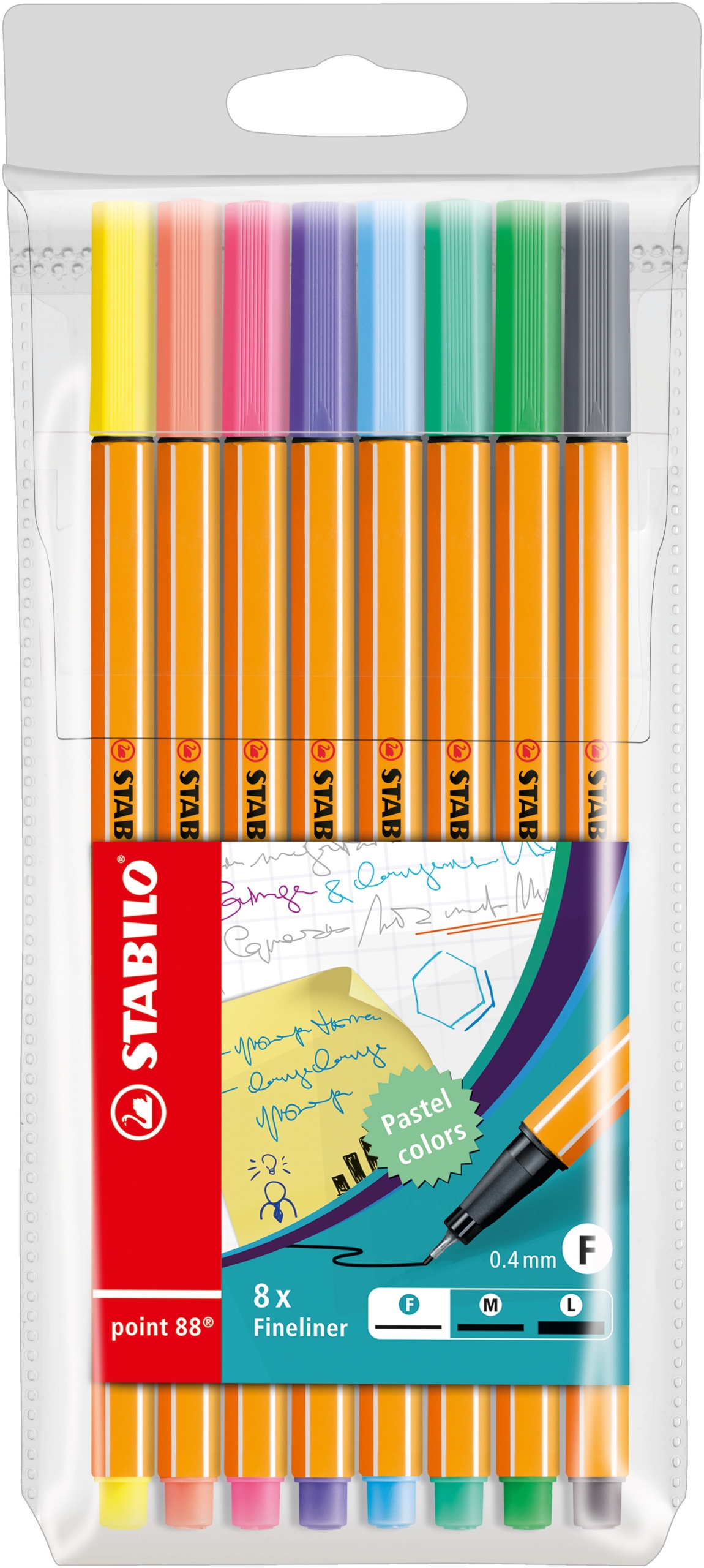 

Cienkopisy pastelowe Stabilo 88/8-1