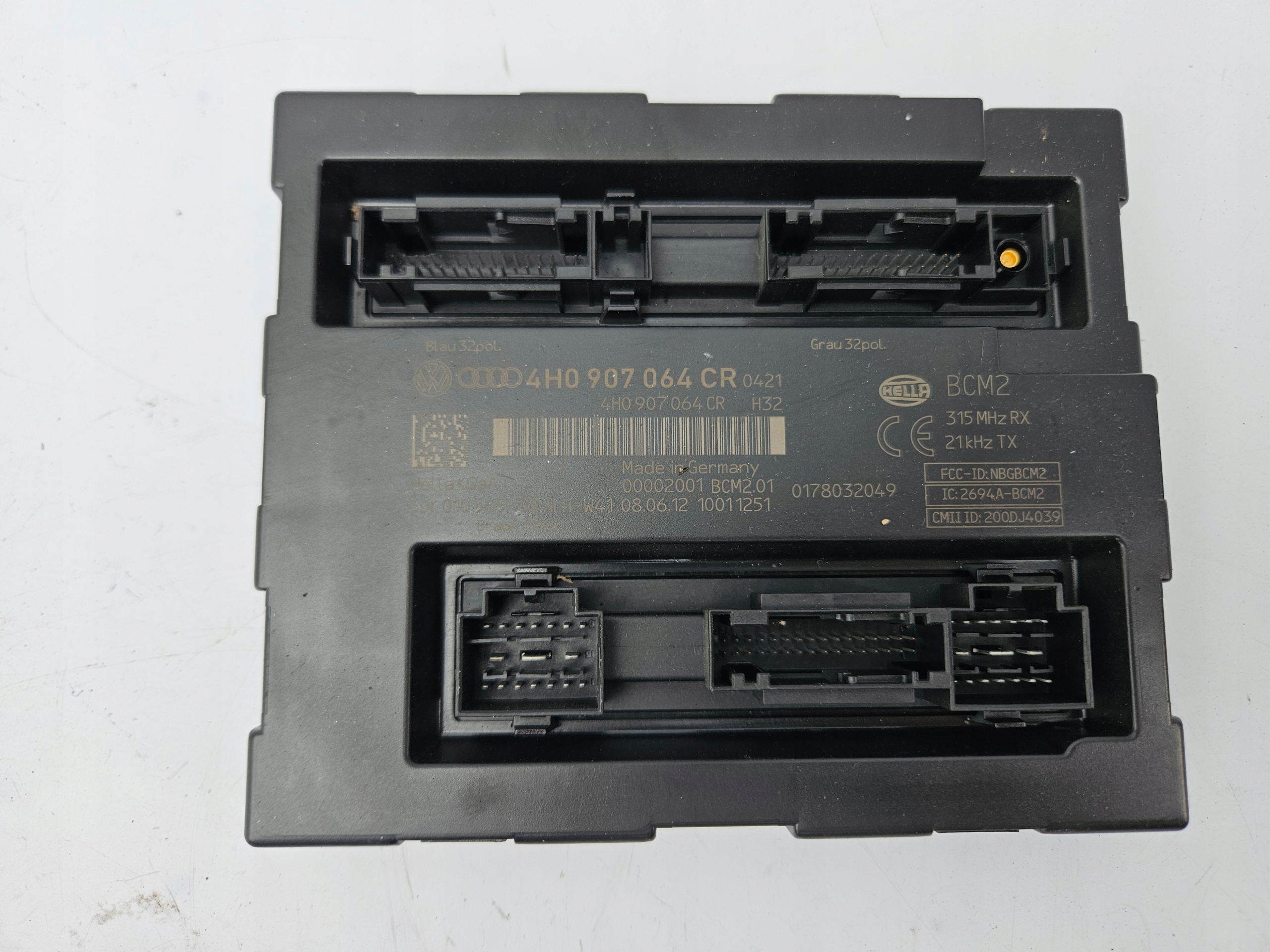 Unité commande confort AUDI A6 C7 4G A7 C7 A8 D4 4H 4H0907064CR