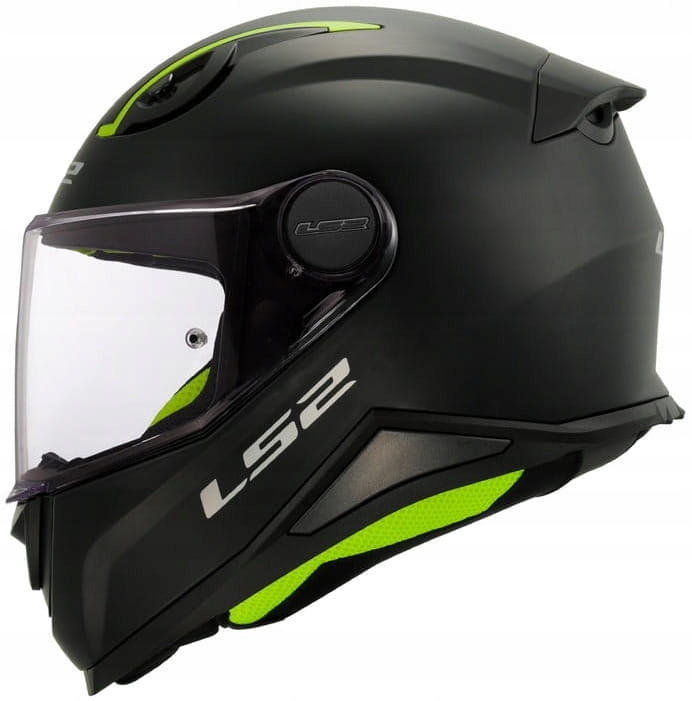 LS2 FF812 Kid Solid Matt Black Integrálna Motocyklová Prilba Pre Deti