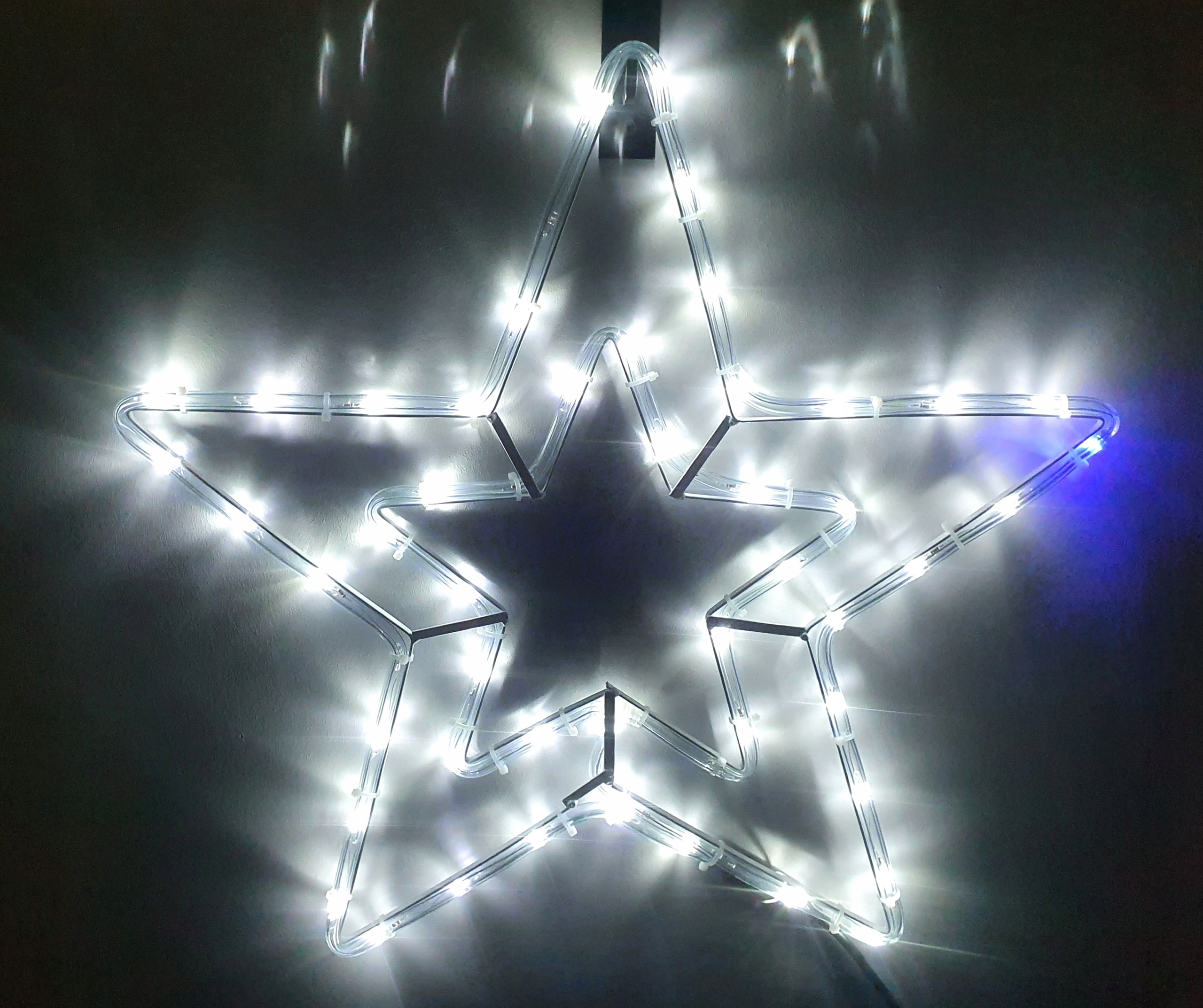 GWIAZDA ŚWIECĄCA LED KOMET ŚWIATEŁKA OZDOB DEKORACJA ŚWIĄTECZNA+FLASH BŁYSK Marka inna