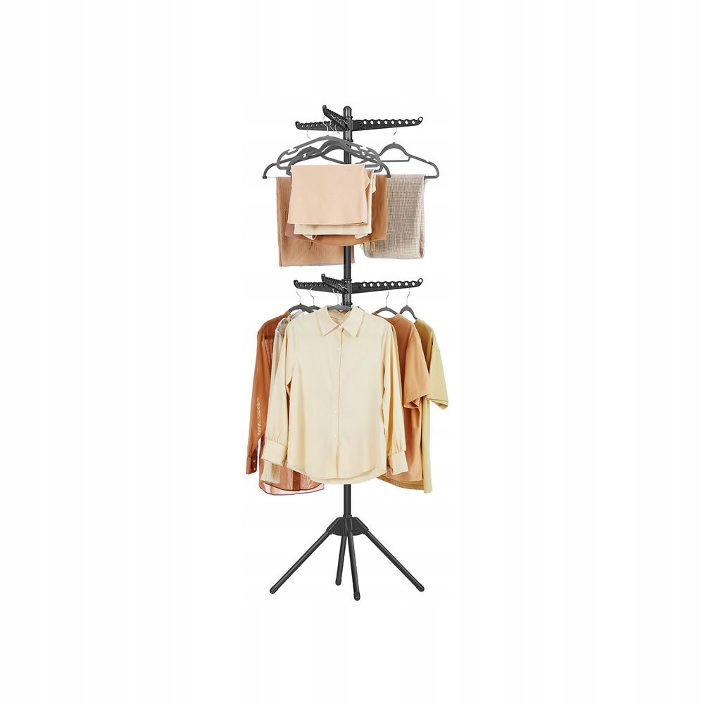 Levně Sušák na prádlo Songmics 2-úrovňová