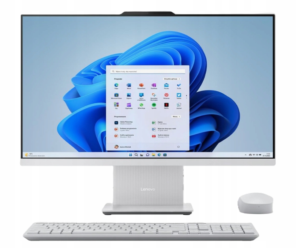 Komputer Stacjonarny All In One Lenovo IdeaCentre Aio 27IRH9 Intel Core i5