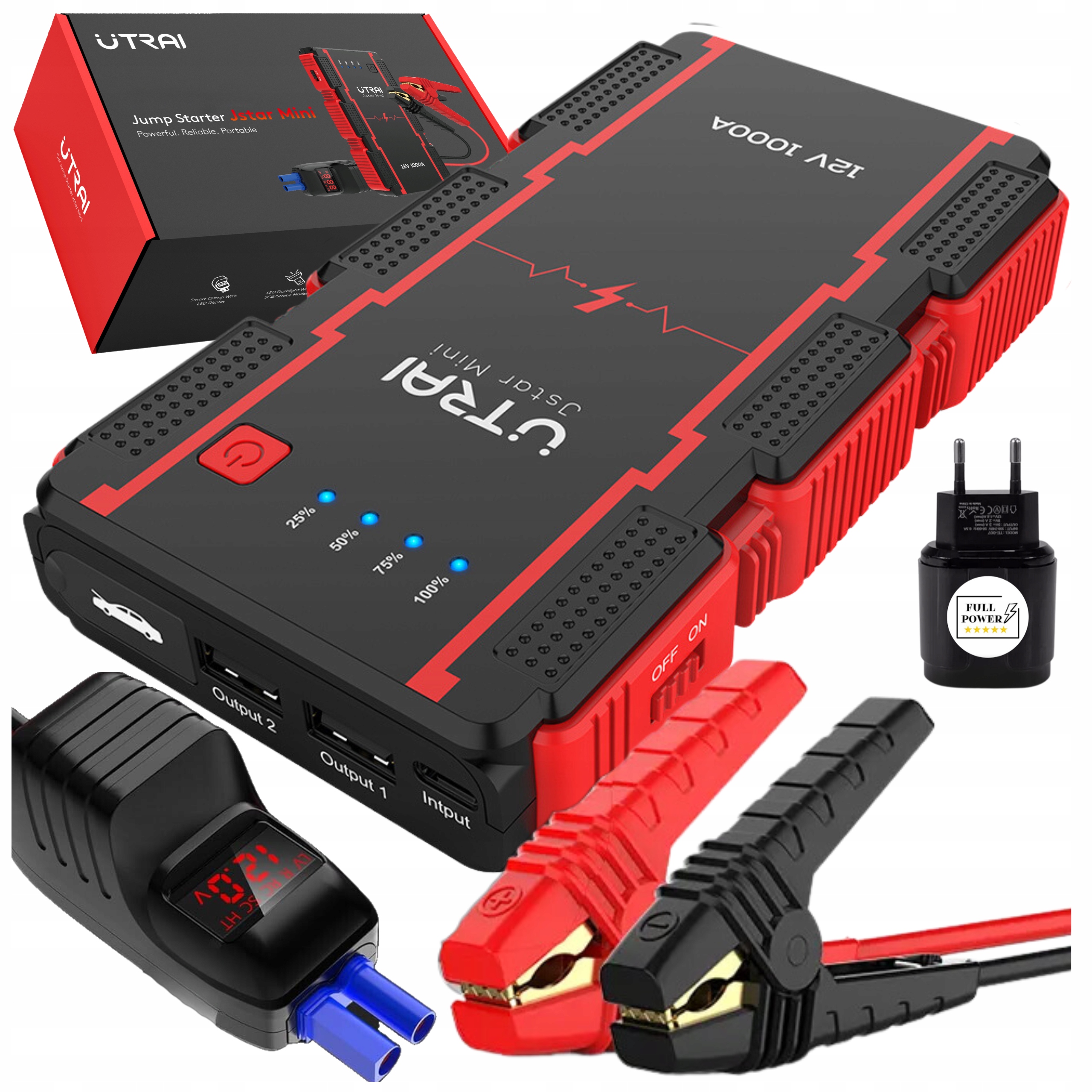 POWERBANK DO SAMOCHODU STARTER BOOSTER ROZRUCH 12V