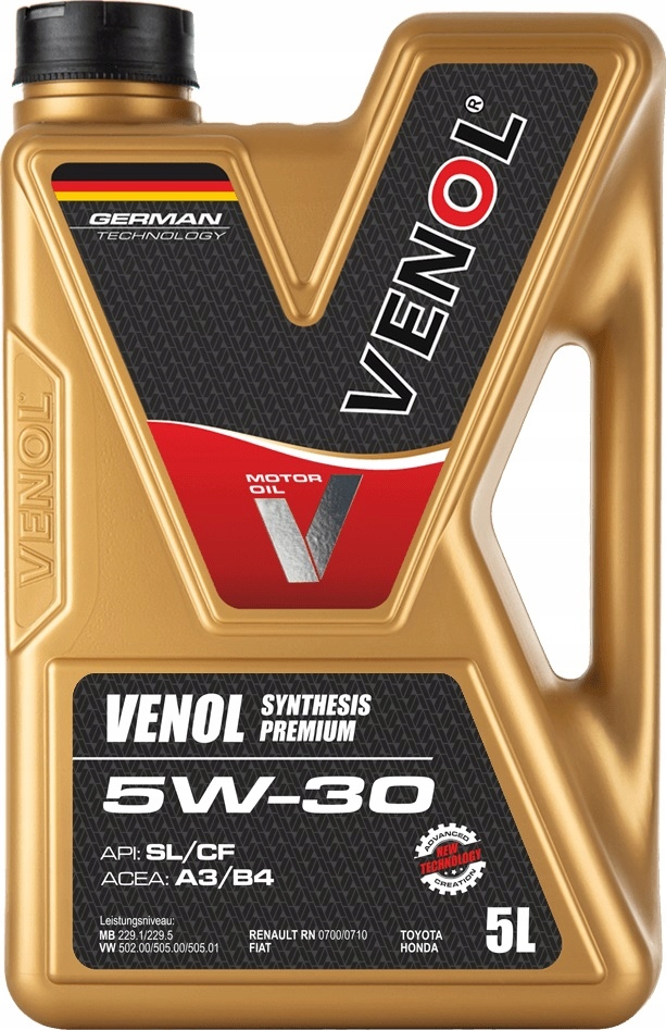Venol Synthesis Premium Sl Cf 5W30 5L