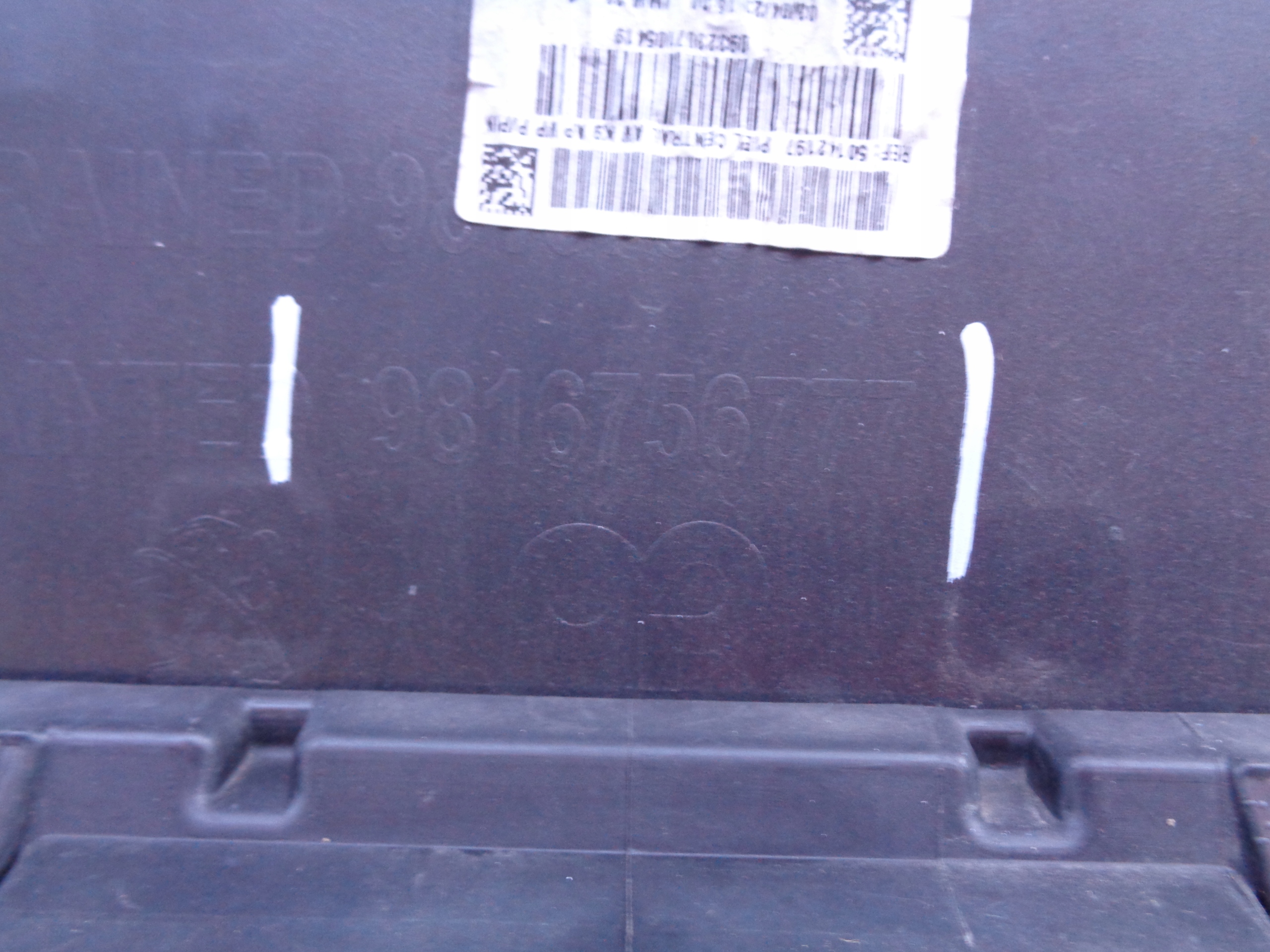 front bumper PEUGEOT RIFTER 18- NR 48355