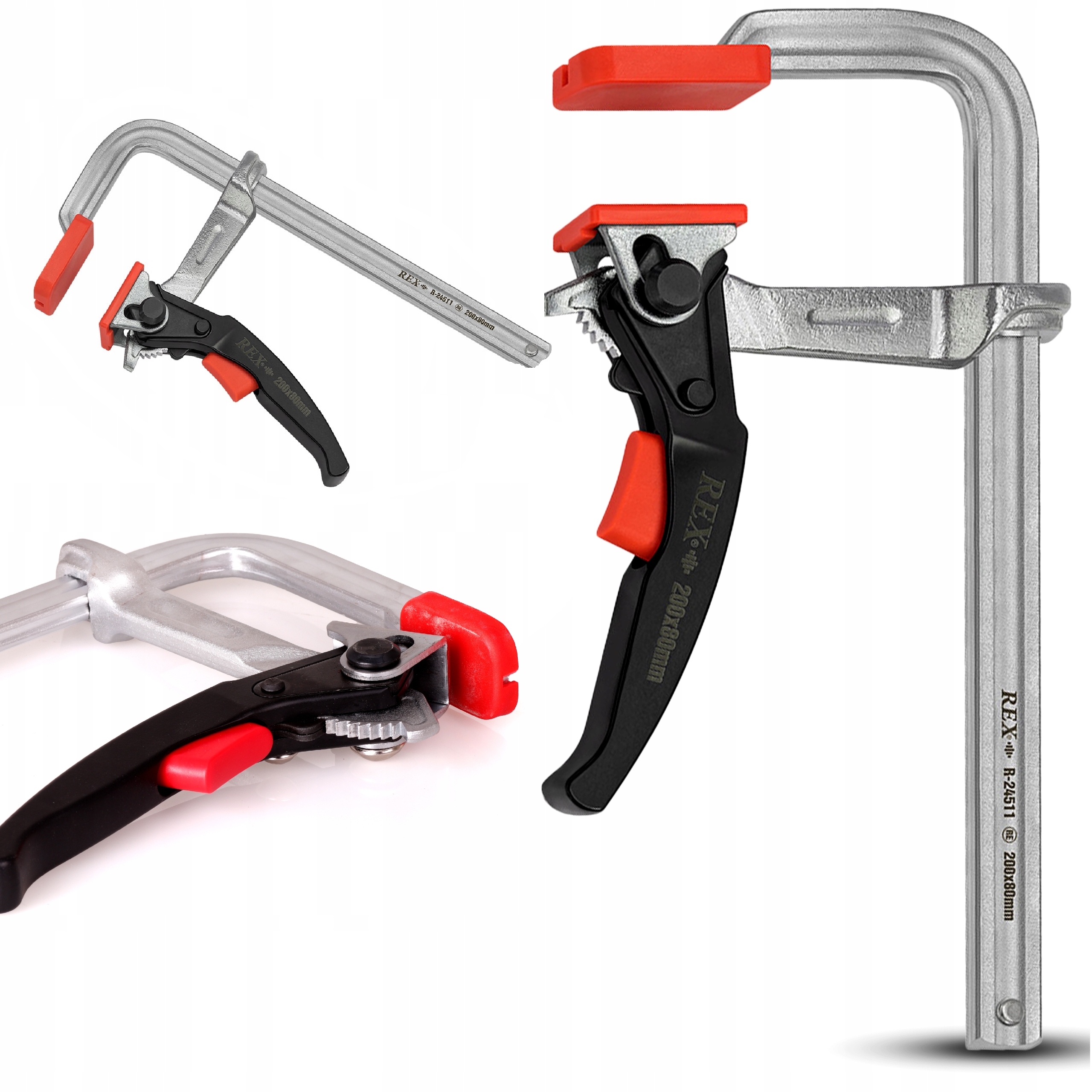 Truhlářská Svěrka 200 x 80 mm Západka Kovaná