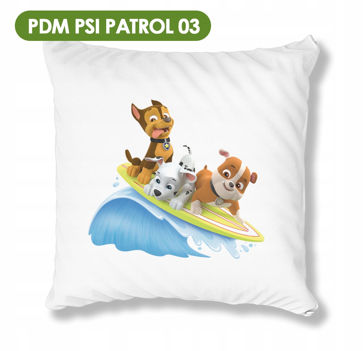 PODUSZKA BIAŁA PDM PSI PATROL 03 PREZENT Szerokość produktu 40 cm