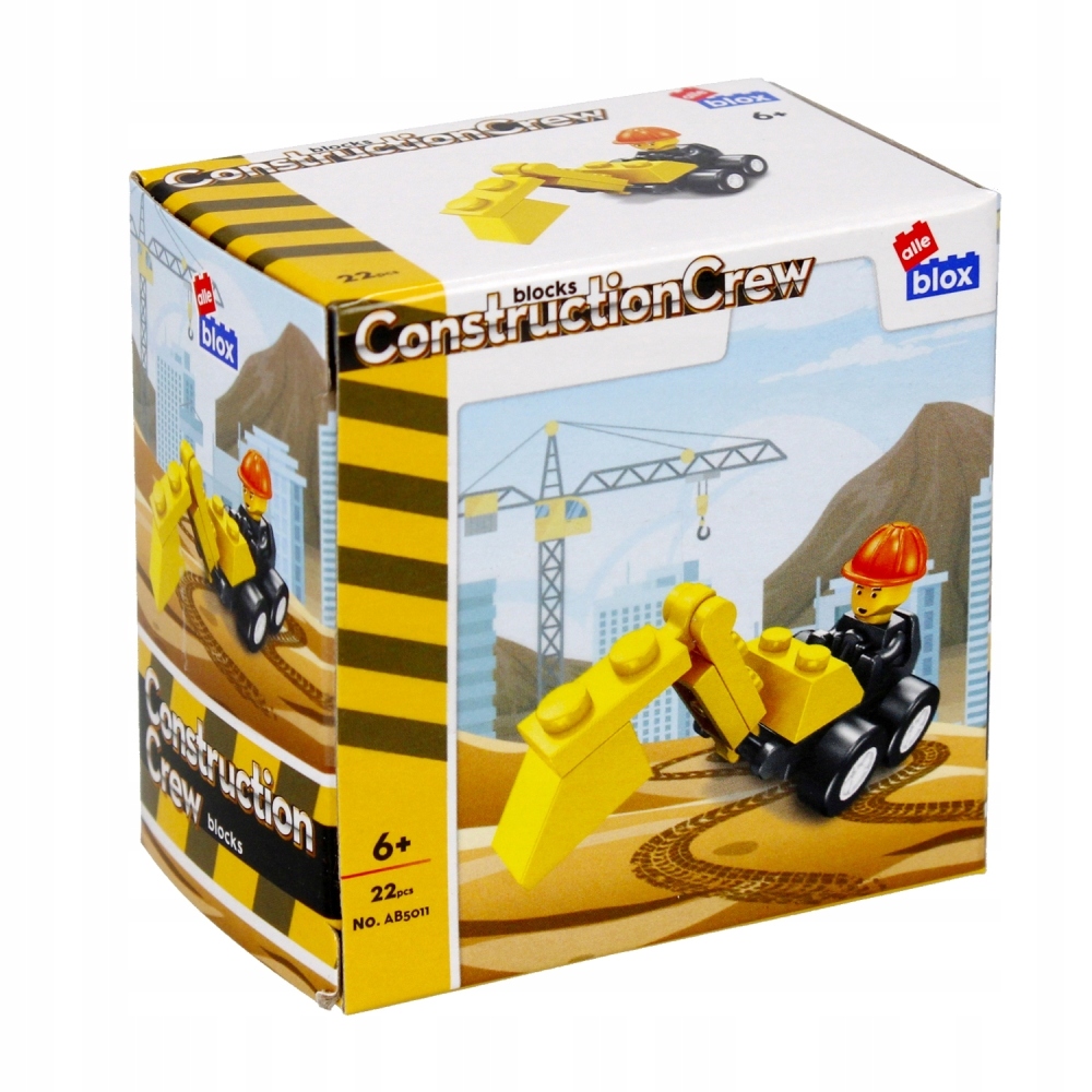 

Klocki Alleblox Budowa Koparka Figurka 22 El