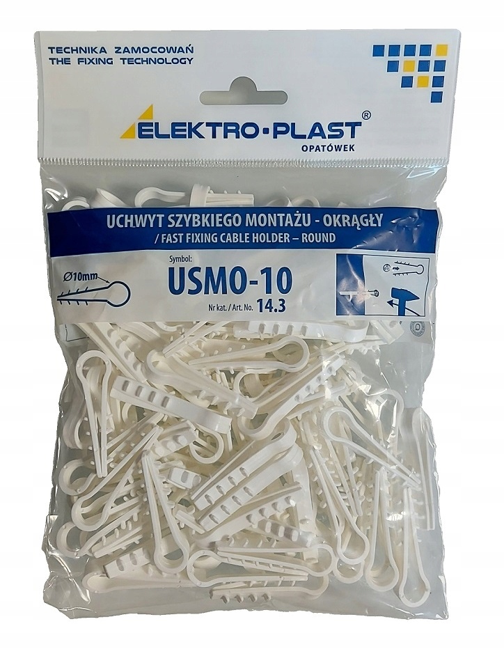 

Uchwyt kablowy USMO-10 (100szt-op) Elektro-Plast
