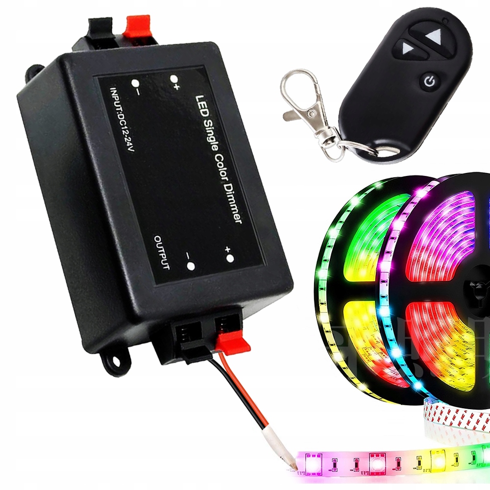 

Sterownik Ściemniacz Do Taśm Led 12V Radiowy Pilot