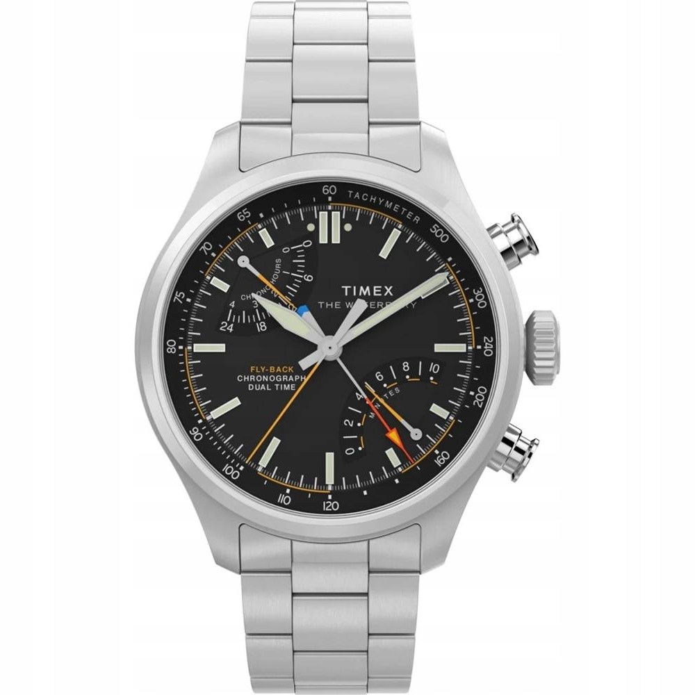 Pánské Hodinky Timex TW2Y70200 stříbrný náramek